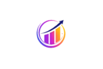 modern growth logo with upward arrow